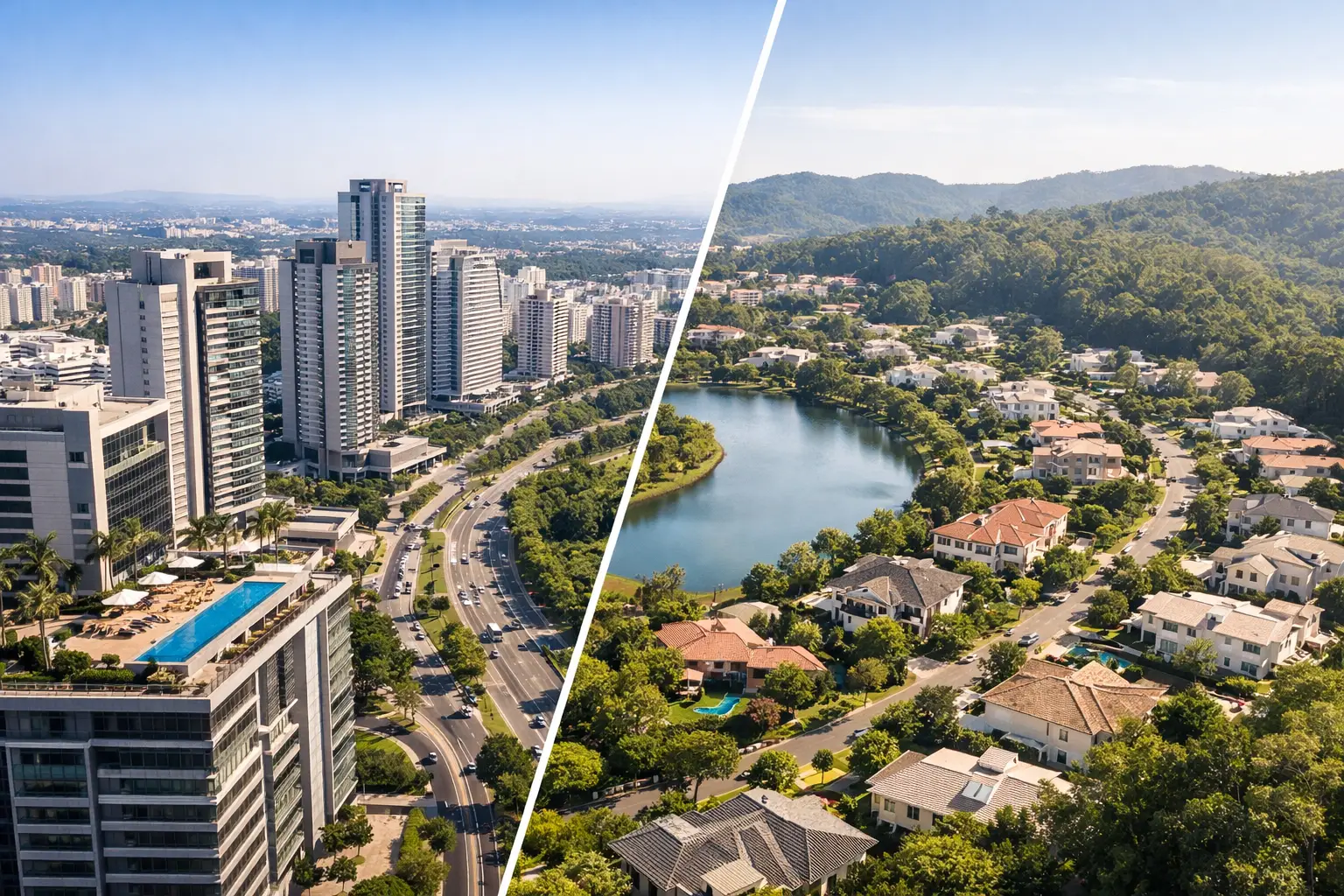 Diferença entre Alphaville e Tamboré Diferença entre Alphaville e Tamboré