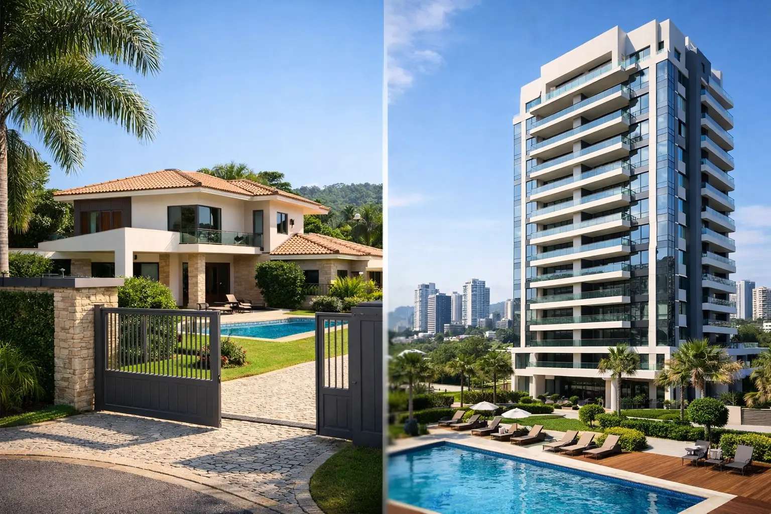 Residencial fechado ou prédio em Alphaville?