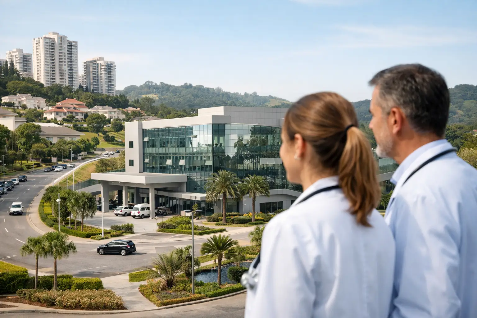 Alphaville possui hospitais particulares próximos?