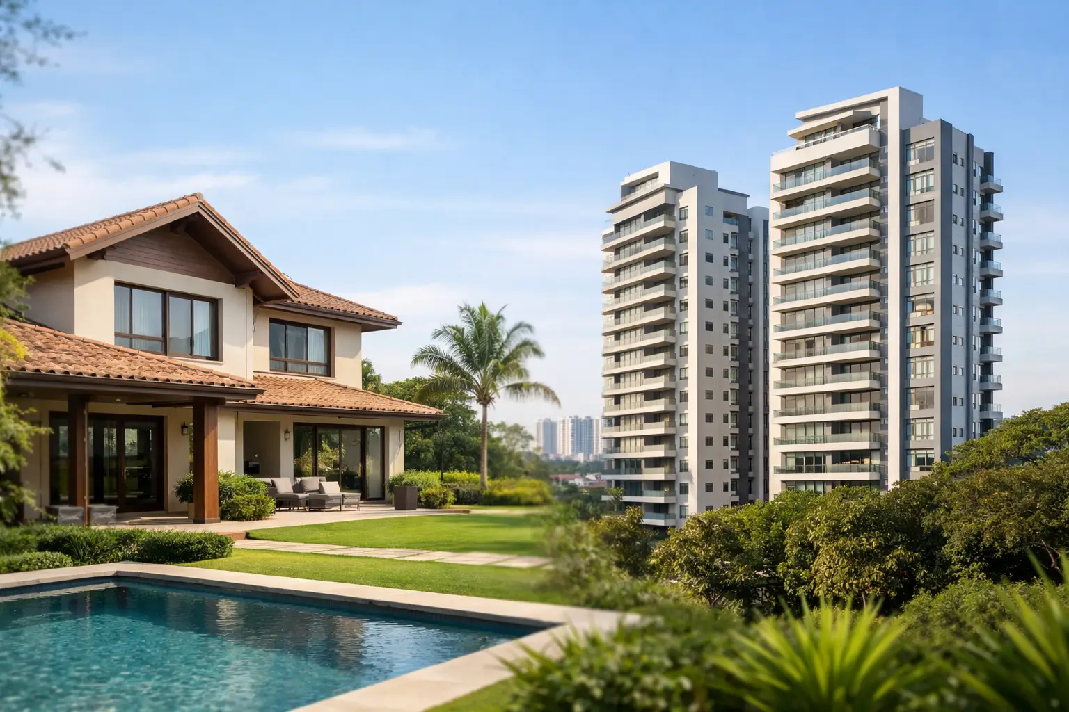 Casa ou apartamento em Alphaville vale mais?